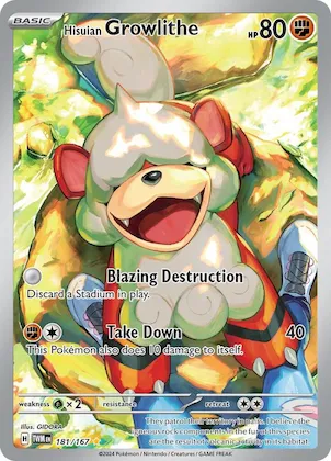Hisuian Growlithe #181 – Twilight Masquerade