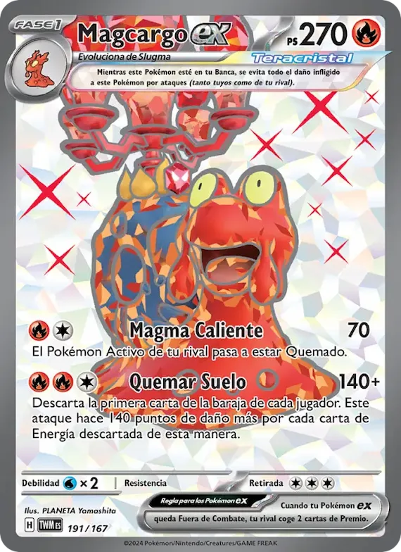 Magcargo ex 191 – Mascarada Crepuscular