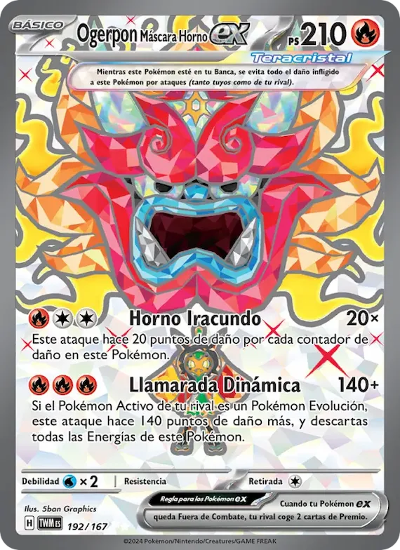 Ogerpon Máscara Horno ex 192 – Mascarada Crepuscular