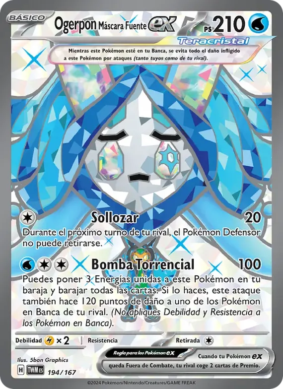 Ogerpon Máscara Fuente ex 194 – Mascarada Crepuscular