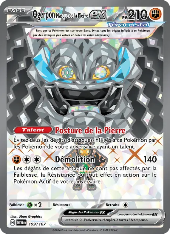 Ogerpon Masque de la Pierre-ex 199 – Mascarade Crépusculaire