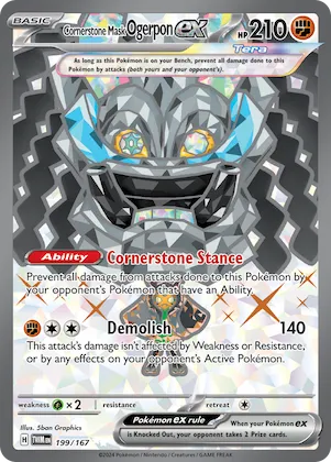 Cornerstone Mask Ogerpon ex #199 – Twilight Masquerade