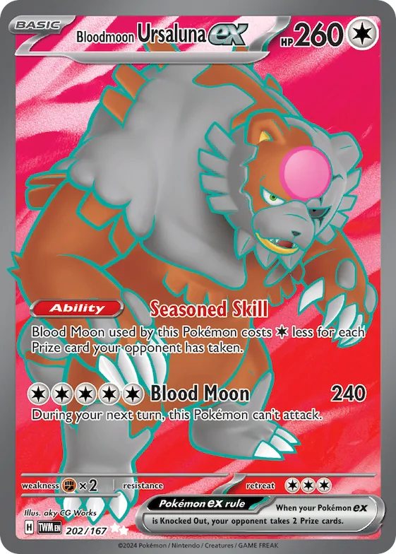 Bloodmoon Ursaluna ex #202 – Twilight Masquerade
