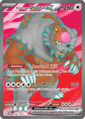 Bloodmoon Ursaluna ex #202 – Twilight Masquerade