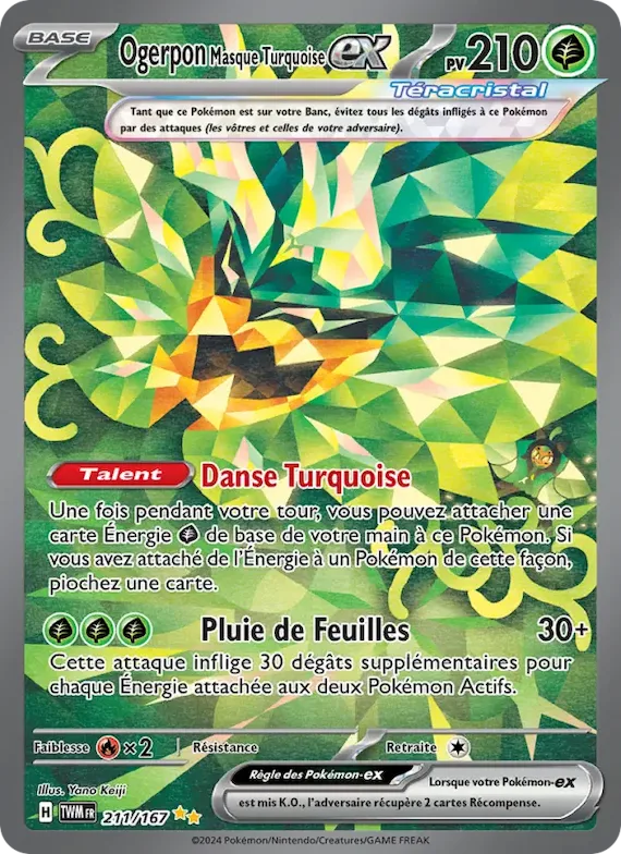 Ogerpon Masque Turquoise-ex 211 – Mascarade Crépusculaire