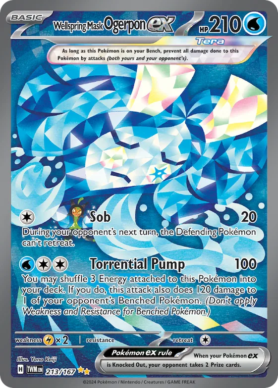 Wellspring Mask Ogerpon ex #213 – Twilight Masquerade