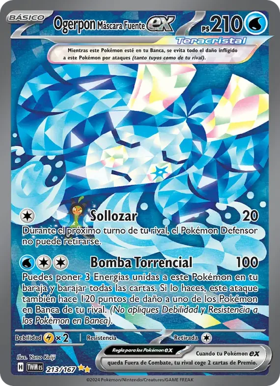 Ogerpon Máscara Fuente ex 213 – Mascarada Crepuscular