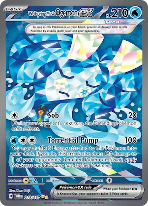 Wellspring Mask Ogerpon ex #213 – Twilight Masquerade