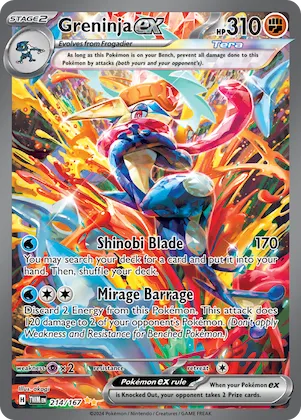 Greninja ex #214 – Twilight Masquerade