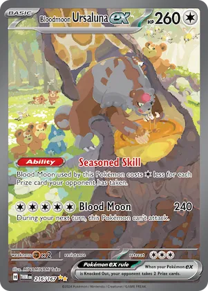 Bloodmoon Ursaluna ex #216 – Twilight Masquerade
