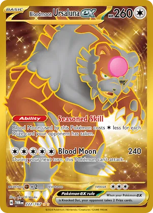 Bloodmoon Ursaluna ex #222 – Twilight Masquerade