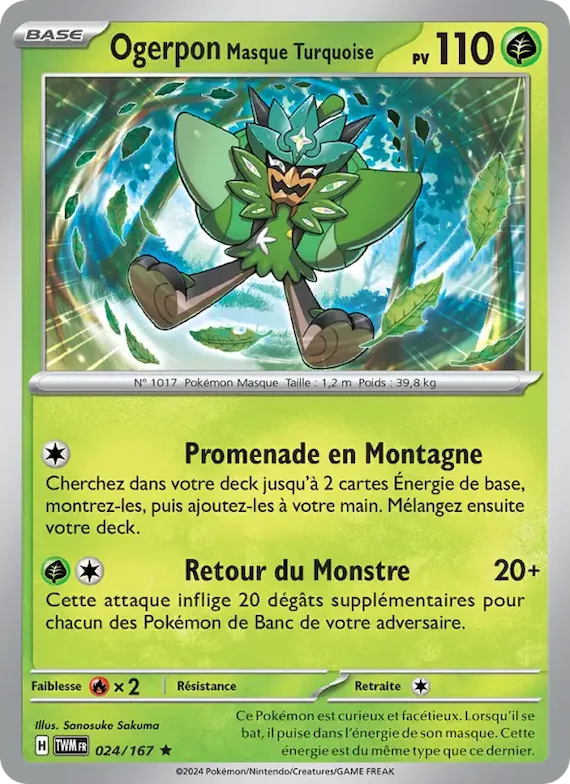 Ogerpon Masque Turquoise 24 – Mascarade Crépusculaire