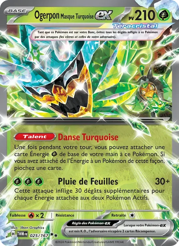 Ogerpon Masque Turquoise-ex 25 – Mascarade Crépusculaire