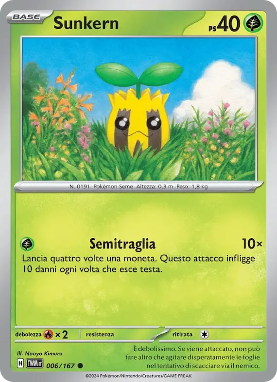Sunkern 6 – Crepuscolo Mascherato