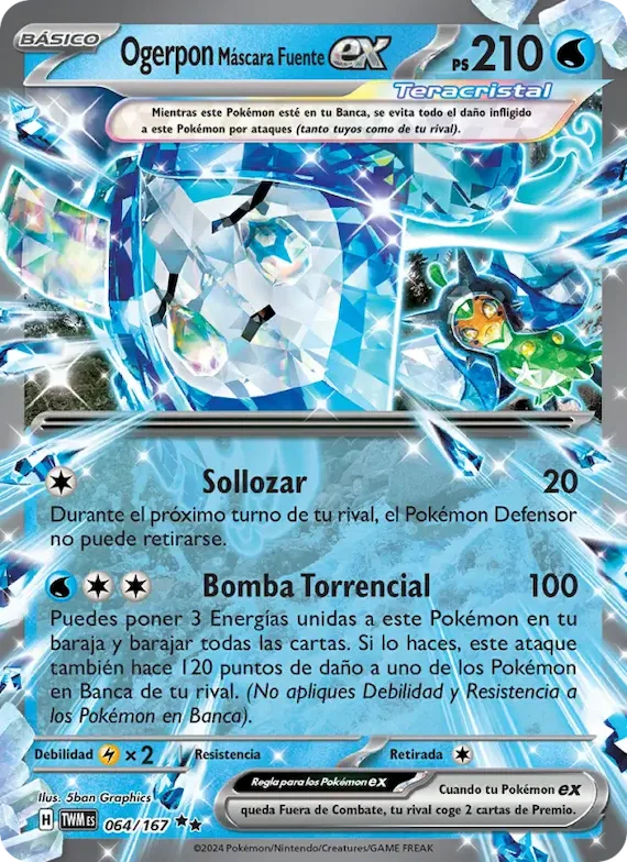 Ogerpon Máscara Fuente ex 64 – Mascarada Crepuscular