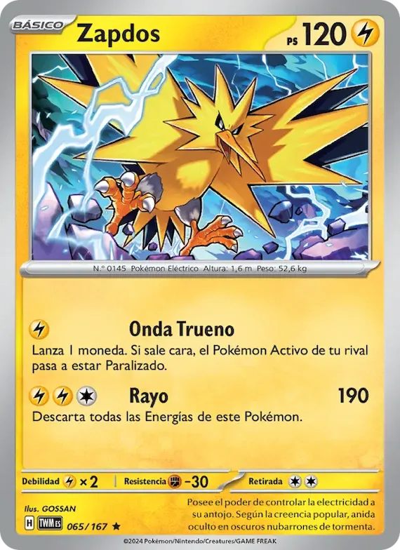 Zapdos 65 – Mascarada Crepuscular