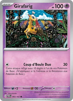Girafarig n° 83 – Mascarade Crépusculaire