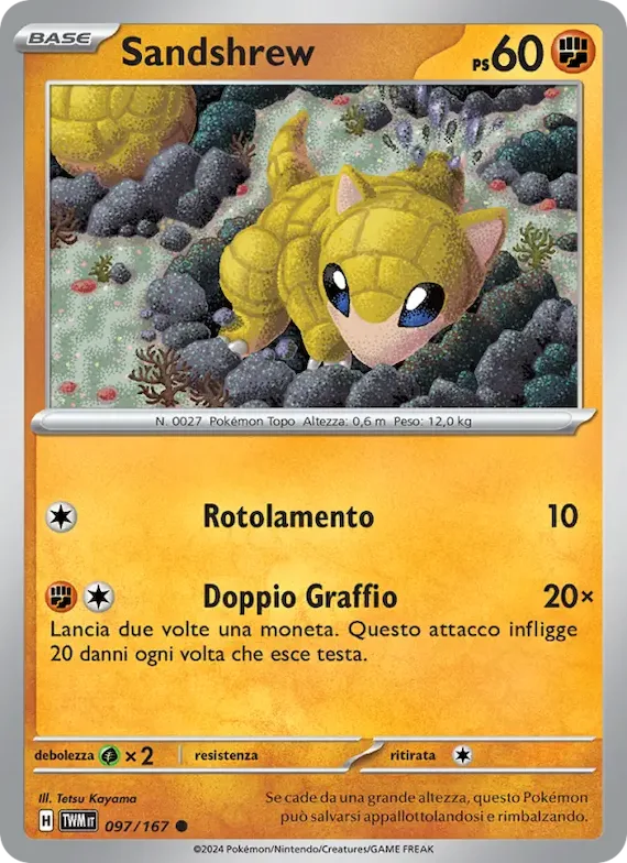 Sandshrew 97 – Crepuscolo Mascherato