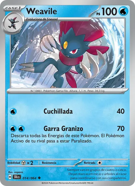 Weavile 14 – Fabula Sombría