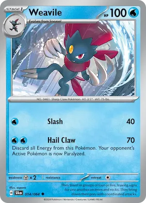 Weavile #14 – Shrouded Fable