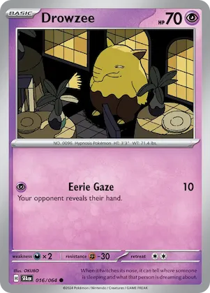 Drowzee #16 – Shrouded Fable