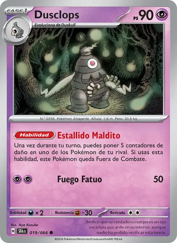 Dusclops 19 – Fabula Sombría
