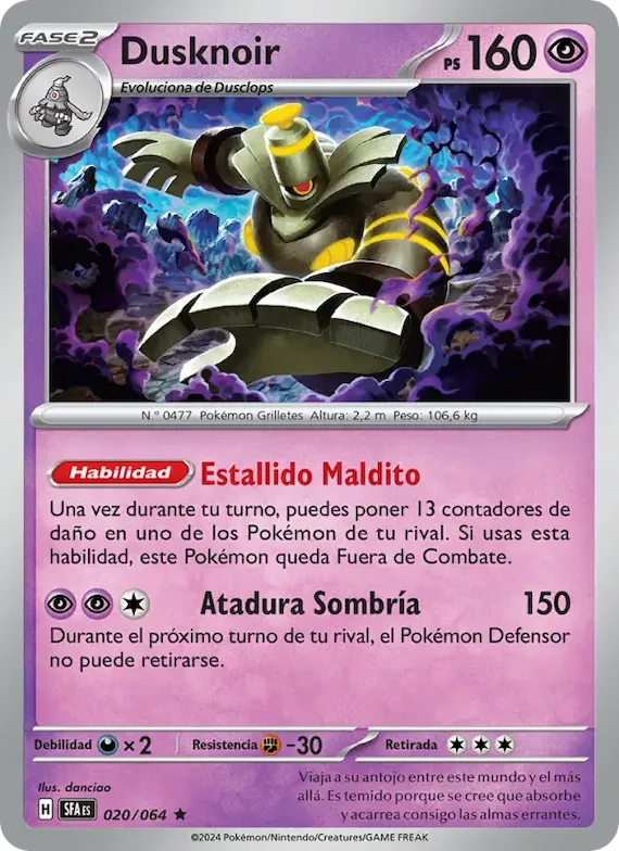 Dusknoir 20 – Fabula Sombría
