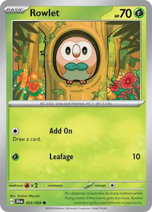 Rowlet #3 – Shrouded Fable