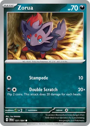 Zorua #31 – Shrouded Fable