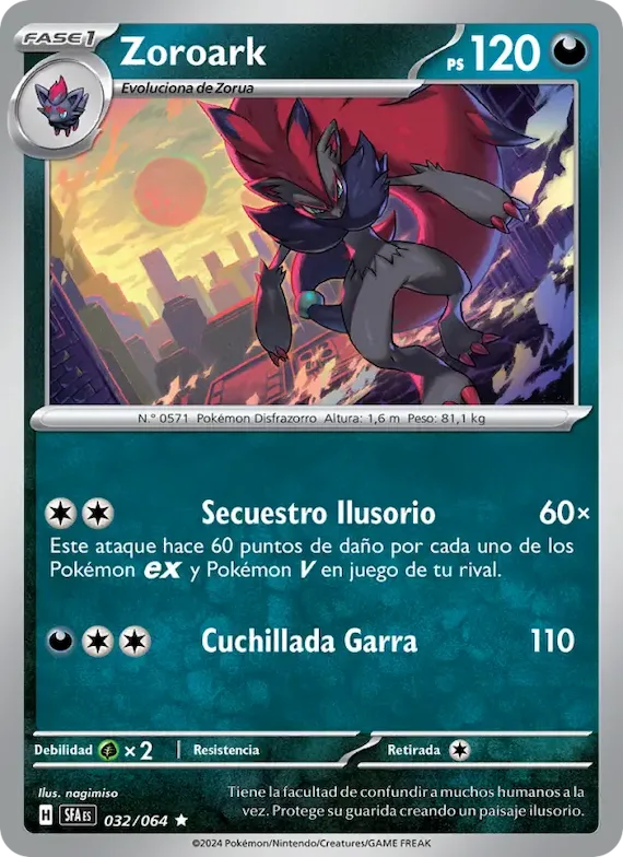 Zoroark 32 – Fabula Sombría