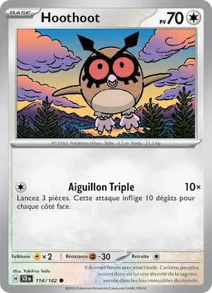 Hoothoot n° 114 – Couronne Stellaire