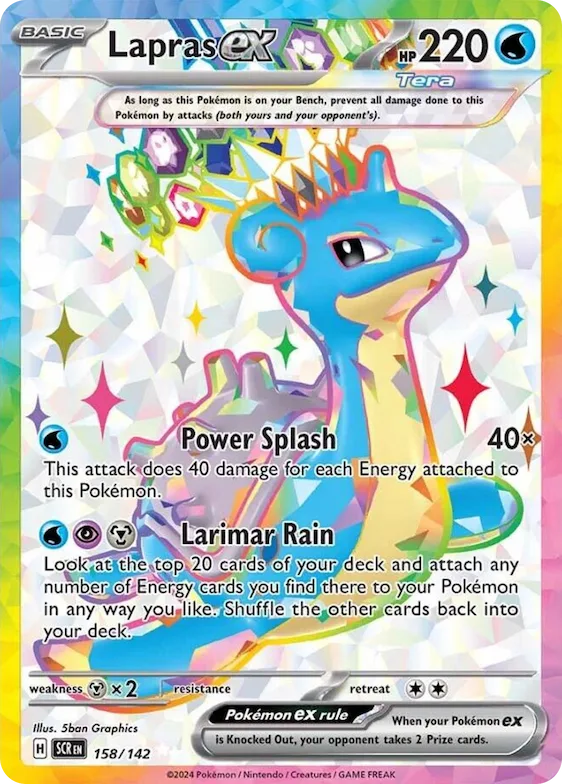 Lapras ex #158 – Stellar Crown