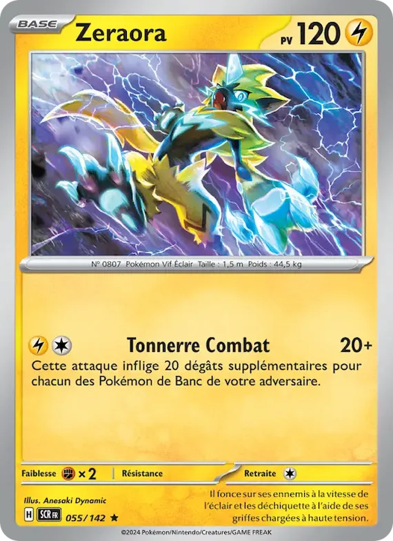 Zeraora 55 – Couronne Stellaire