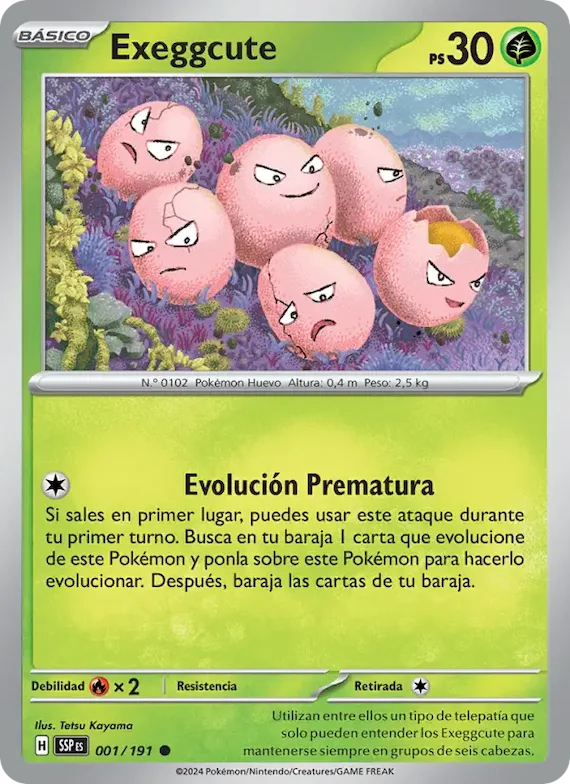 Exeggcute 1 – Chispas Fulgurantes