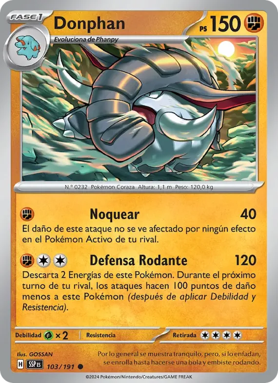 Donphan 103 – Chispas Fulgurantes