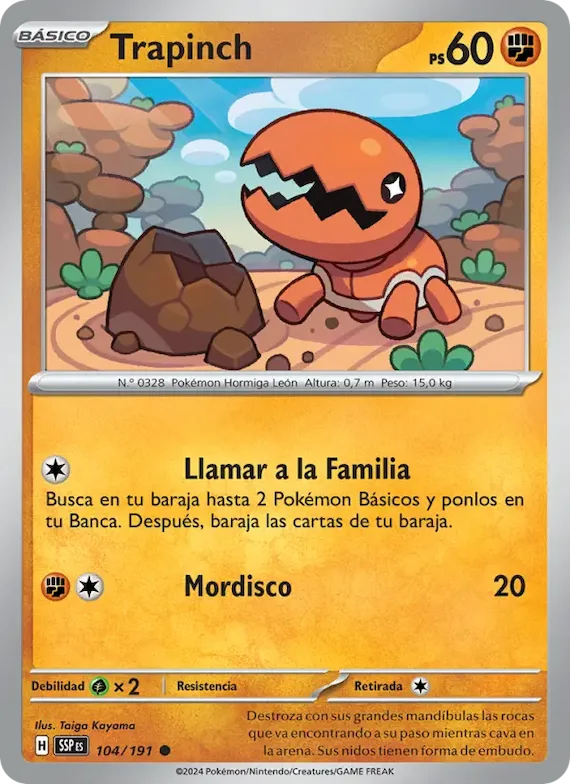 Trapinch 104 – Chispas Fulgurantes