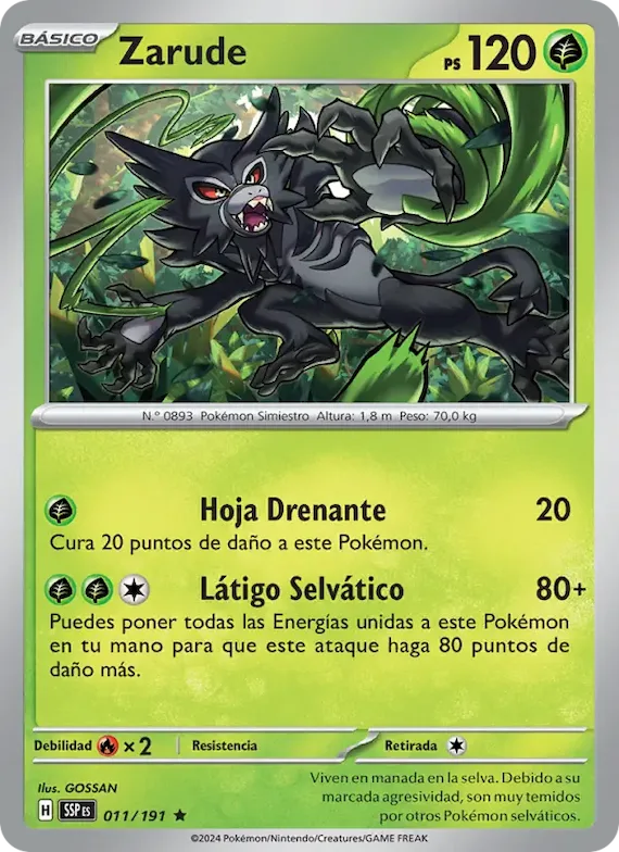 Zarude 11 – Chispas Fulgurantes