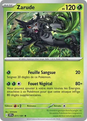 Zarude n° 11 – Étincelles Déferlantes