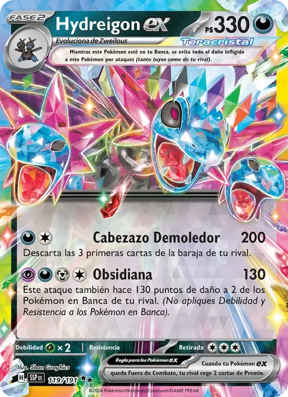 Hydreigon ex 119 – Chispas Fulgurantes