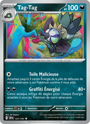 Tag-Tag n° 121 – Étincelles Déferlantes
