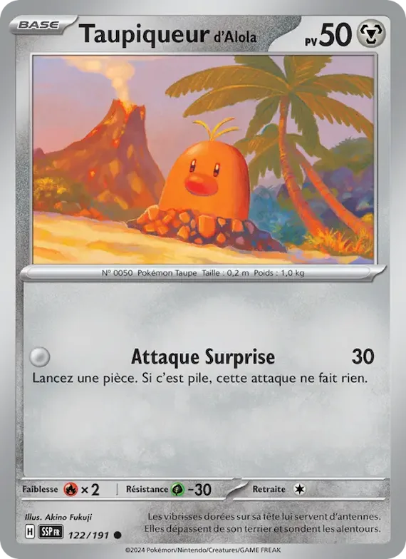 Taupiqueur d'Alola 122 – Étincelles Déferlantes