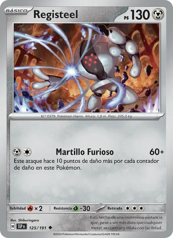 Registeel 125 – Chispas Fulgurantes