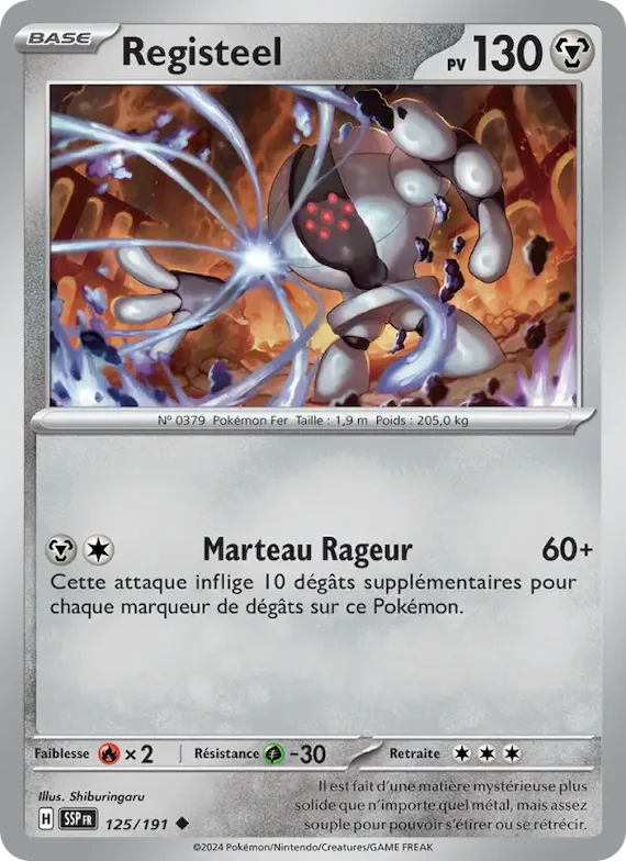 Registeel 125 – Étincelles Déferlantes