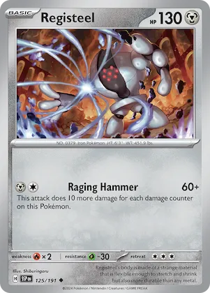 Registeel #125 – Surging Sparks