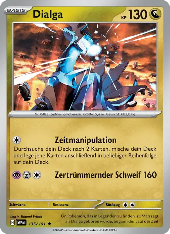 Dialga 135 – Stürmische Funken