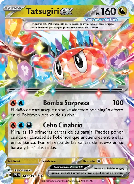 Tatsugiri ex 142 – Chispas Fulgurantes