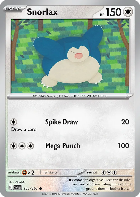 Snorlax 144 – Fagulhas Impetuosas