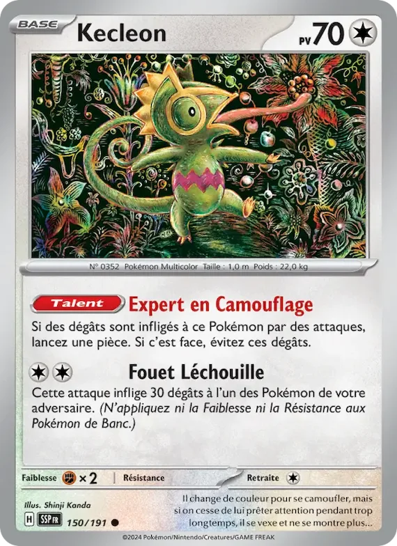 Kecleon 150 – Étincelles Déferlantes