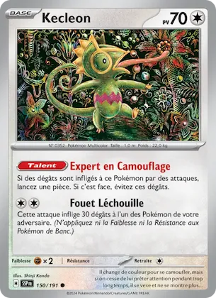 Kecleon n° 150 – Étincelles Déferlantes