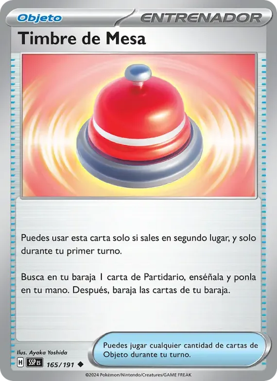 Timbre de Mesa 165 – Chispas Fulgurantes